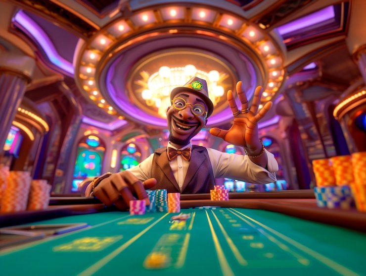 Detailed view of gold slot bonus features and special symbols